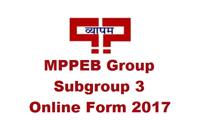 MPPEB Group I Subgroup 3 Recruitment Online Form 2017