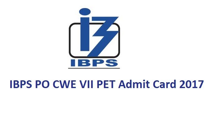IBPS PO Pre-Exam Training Admit Card 2017