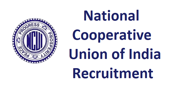 National Cooperative Union of India Recruitment Online Form 2017